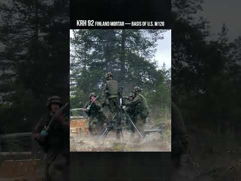 Finland "KRH 92" Mortar — The Basis For U.S. M120