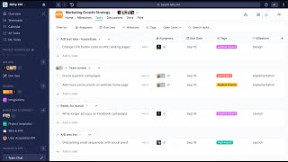 Nifty Tutorial: Using Task List View to Customize, Group, Filter, Sort, and perform Bulk Actions.