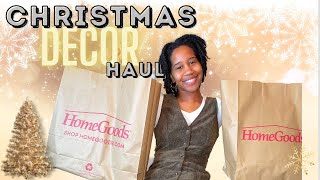 VLOGMAS 2022 DAY 3: Christmas Decor Haul | Homegoods Walmart Kohls Holiday Haul | Gabrielle Ishell