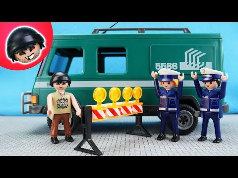 KARLCHEN KNACK -  Karlchen klaut den Geldtransporter - Playmobil Polizei Film #119
