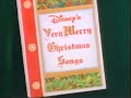 Disney S Sing Along Songs Very Merry Christmas Songs 1988 VHS Reupload ️