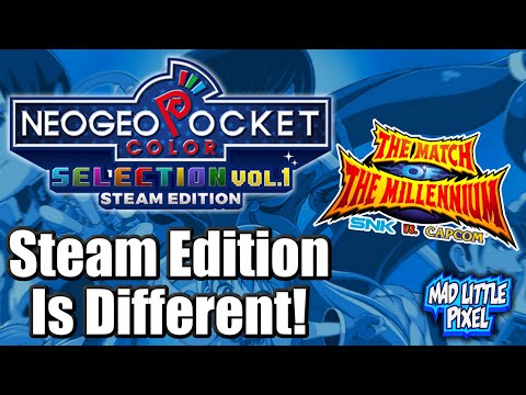 Steam Edition Of The Neo Geo Pocket Color Selection Is Not The Same As The Nintendo Switch Version!