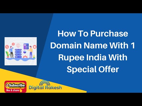 How To Purchase Domain Name With 1 Rupee India With Special Offer