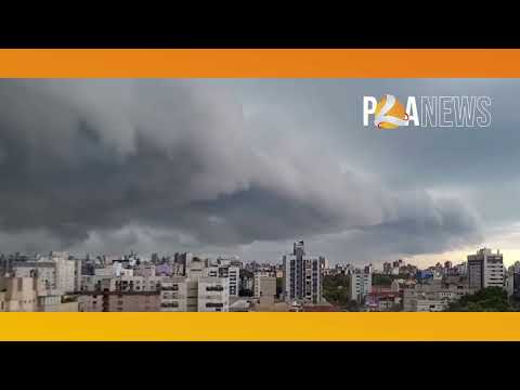 Chuva Forte Chega a Porto Alegre | Imagens Exclusivas do Temporal – 16 de Novembro