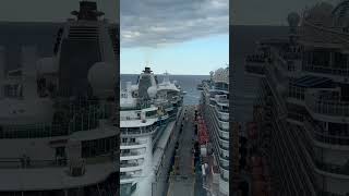 Regal Princess Serenade: Farewell Horn in Costa Maya 🛳️ #cruiseport