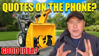 Why I Avoid Unseen Snowblower Repair Estimates