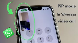 Fix Whatsapp video call paused problem in iPhone || PiP mode in whatsapp video call