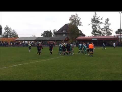 Radość piłkarzy Jedności Rozmierka 18.10.2015