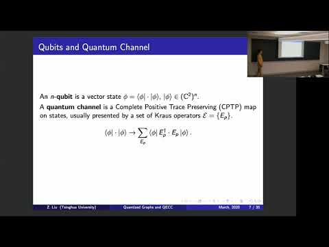 Zhengwei Liu | Quantized Graphs and Quantum Error Correction