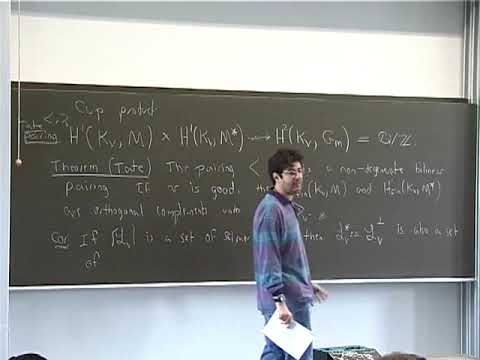 SummerSchool 20060802 1000 Darmon - Proof of Kolyvagin's Theorem