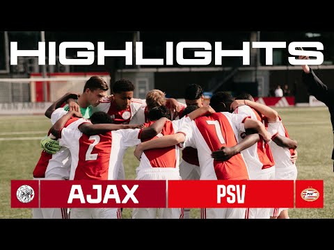 An eventful match ends in a draw | Highlights Ajax O17 - PSV O17