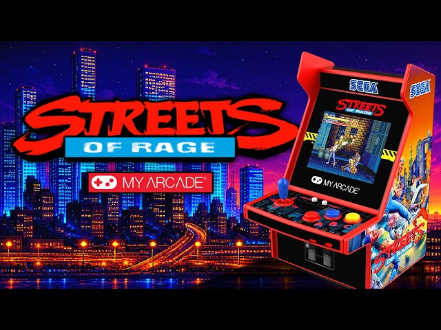 Vídeo relacionado con MyArcade DGUNL-7162 Streets of Rage Micro Player Pro Portable Retro Arcade