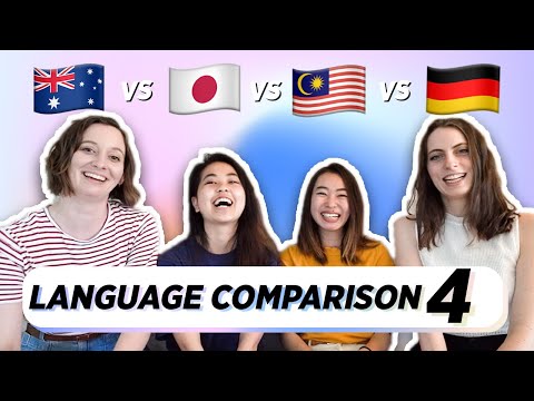 PART 4 - Differences In Pronunciation - English / Japanese / Malay / German 🇦🇺 🇯🇵 🇲🇾 🇩🇪