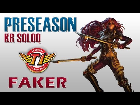 SKT T1 Faker - Katarina vs Jayce - Preseason KR SoloQ