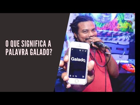 O que significa a palavra galado, homi?