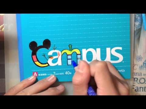 【ノートデコ】campusノートデコってみた✏️✨ Video