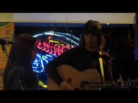 Hallelujah sung by Maddie (Madison) Brown and Ethan Bell at South Bank Open Mic, Yorkville IL.