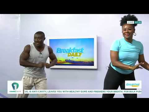 Fitness Challenge! Breakfast Daily Hosts Join KojoTheFitnessJunkie for an Energetic Workout