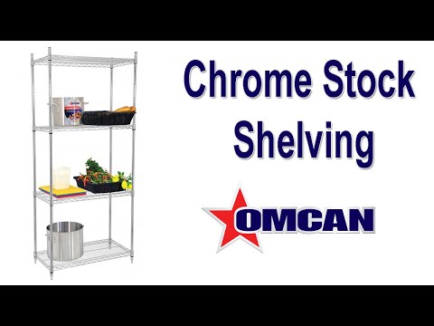 Video thumbnail for 14″ x 54″ Chrome Shelf