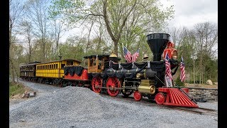 Lincoln Funeral Train Pulled by Leviathan 63 Re-Enactment 2019