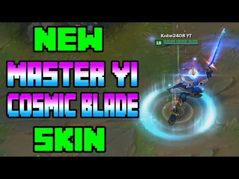 COSMIC BLADE MASTER YI SKIN SPOTLIGHT GAMEPLAY | League of Legends 7.8 | Patch 7.8 PBE