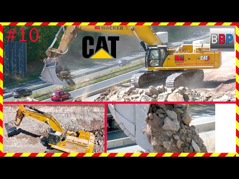 [Rock Handler] CAT 374 & 395 Next Generation - Ausbau A 6, Schnelldorf, 02.09.2022. #10