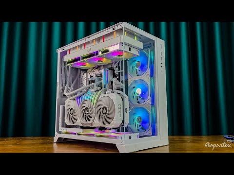 PC Assembly Hall of Fame HOF - The whole process of pure white installation