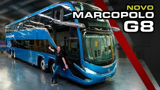 Download lagu 😎EXCLUSIVO: Veja de perto o Novo MARCOPOLO G8 Paradiso 1800 DD (agora o Ônibus mais TOP do Brasil) mp3