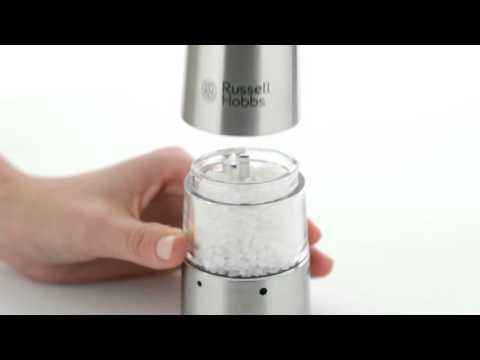 Rusell Hobbs druskos ir pipirų malūnėlis 23460-56, 2 vnt. video