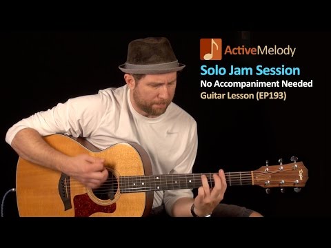 Guitar Lesson: Have a Jam Session With Yourself On Guitar - Funky Jam on Acoustic Guitar - EP193
