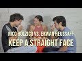 Keep A Straight Face Challenge | Nico Bolzico vs. Erwan Heussaff