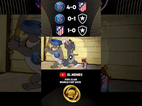 Cositas del fútbol 😵‍💫 #psg #botafogo #atleticodemadrid #mundialdeclubes  #elmemes #memes #futbol