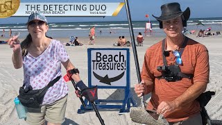 Spring Break Start Metal Detecting New Smyrna Beach Florida | The Detecting Duo S04E10