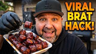 Smoked Bratwurst Burnt Ends! Pit boss pellet grills recipes 