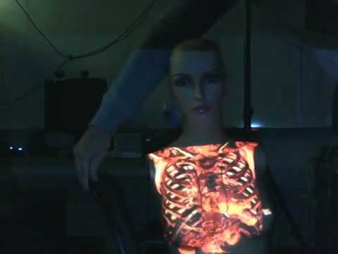 AR being used to project medical images on the body with ProjectDR
