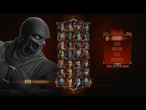 Mortal Kombat 9 - Expert Arcade Ladder (Noob Saibot/3 Rounds/No Losses)