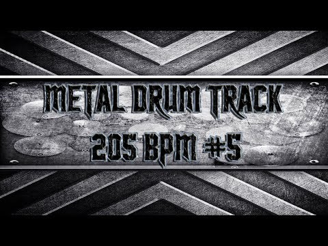 Heavy/Thrash Metal Drum Track 205 BPM (HQ,HD)