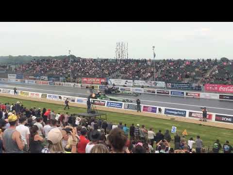 Santa Pod - Fastest side by side run in Europe