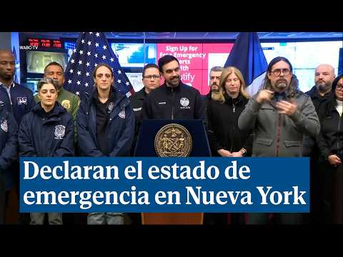 L'alcalde de Nova York declara l'estat d'emergència per la neu: "Quedeu-vos a casa"