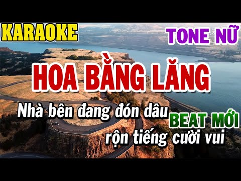 Karaoke Hoa Bằng Lăng Tone Nữ | Karaoke Beat | 84