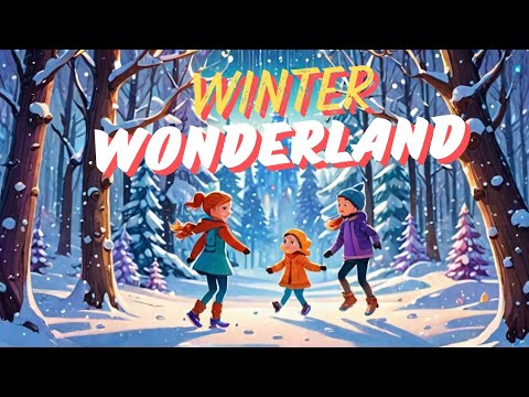 Winter Magic: Children Dreaming in a Snowy Fairyland #wonderland #cartoon