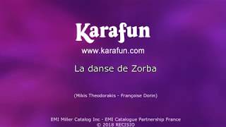 Karaoké La danse de Zorba - Dalida *