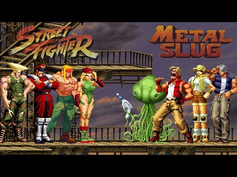 Street Fighter Team vs Metal Slug Team [Kof2002 Mugen]
