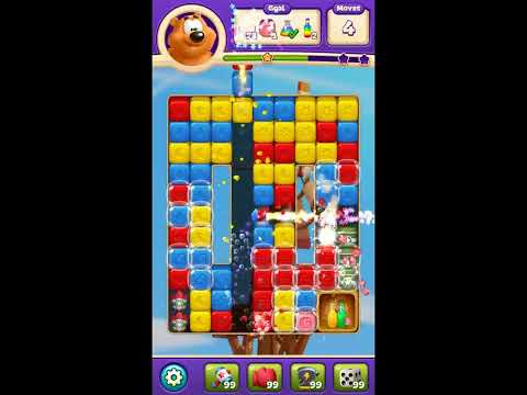 Toon Blast Level 8436 - NO BOOSTERS 🐻🐺🐱 | SKILLGAMING ✔️