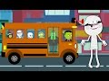 Monsters Wheels On The Bus Scary Wheels On The Bus For Children
