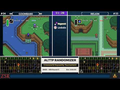 ALttPR Crossworld Keysanity Tournament: WB Round 5 - Goomba vs. relkin
