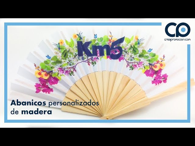 Vídeo relacionado con Wanapix | Abanico Personalizado | Abanico de Madera Personalizable con Nombre o Texto | Abanico de Mano 42x23 cm | Detalle Invitados | Regalo Original (Madera, 100% Personalizado)