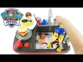 clean dishes in sink with Paw Patrol