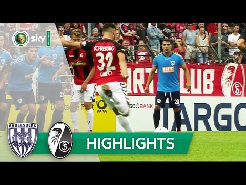 SV Babelsberg 03 - SC Freiburg 0:4 | Highlights DFB-Pokal 2016/17 - 1. Runde