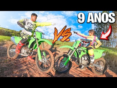 I RACED AGAINST A 9-YEAR-OLD CHILD ON MOTOCROSS